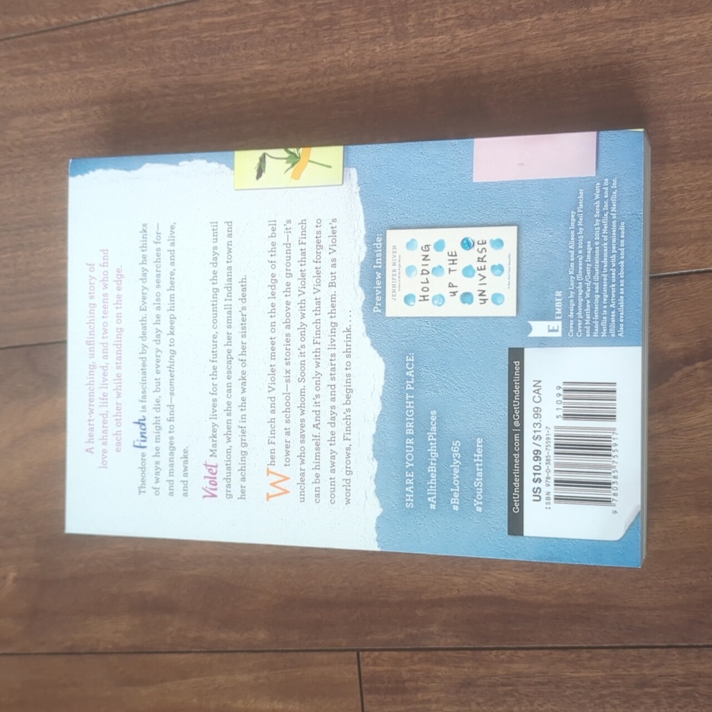 All The Bright Places Book - Picture 3 of 7